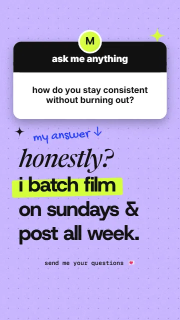 Ask me anything