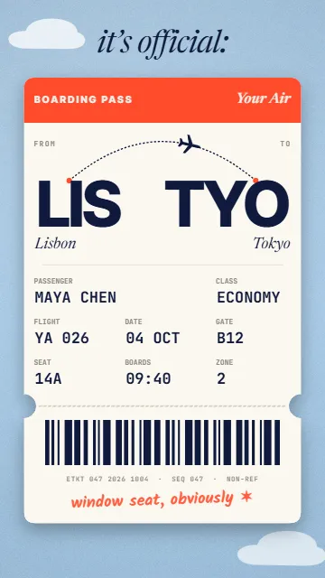 Boarding pass