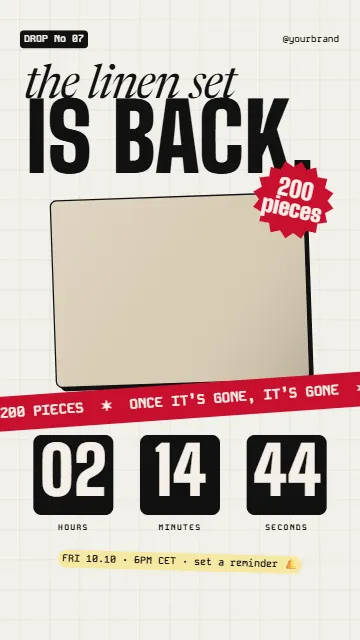 Drop countdown