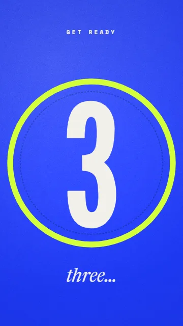 3-2-1 countdown