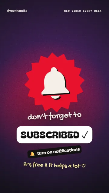 Subscribe bell