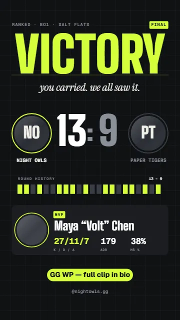 Match result