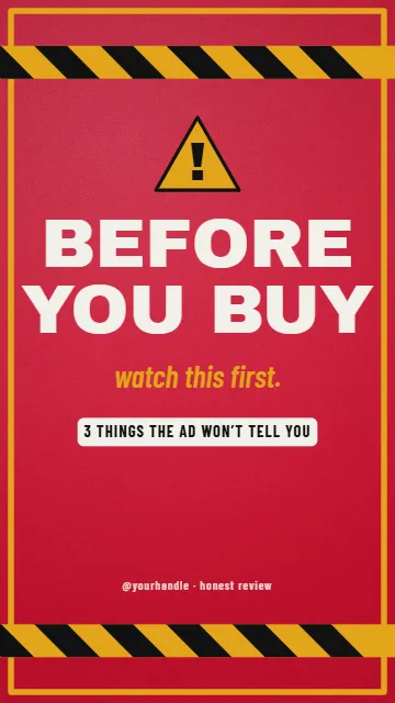 Before you buy