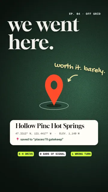 We went here