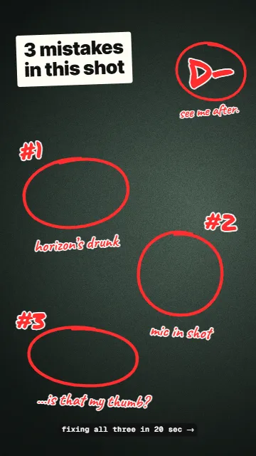 3 mistakes red pen