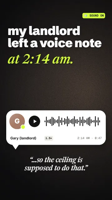 Voice note hook