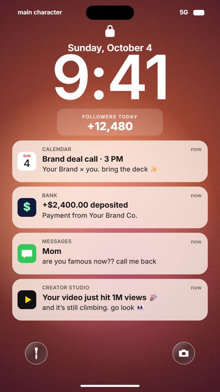 Lock screen Video Template — Free to Edit Online | CutLuma