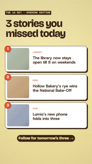3 stories you missed