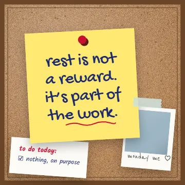 Corkboard note