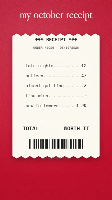 Receipt list