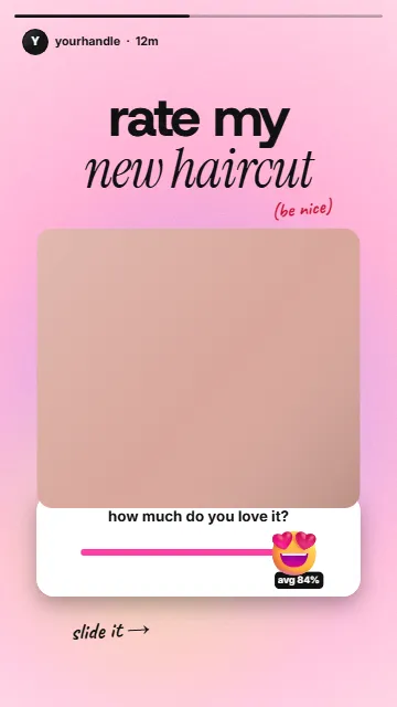 Emoji slider