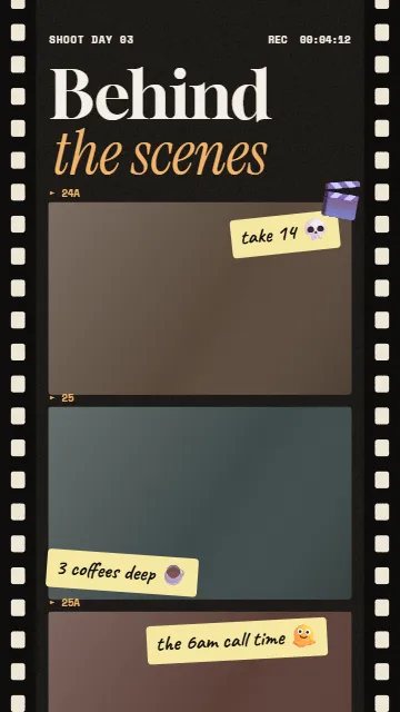 Behind the scenes