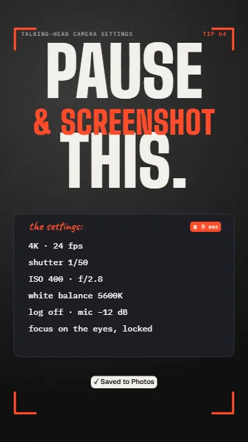 Pause & screenshot