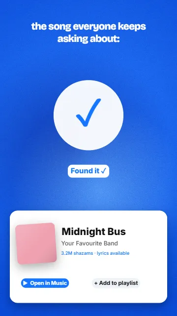 Song identified