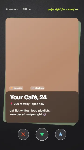 Swipe card